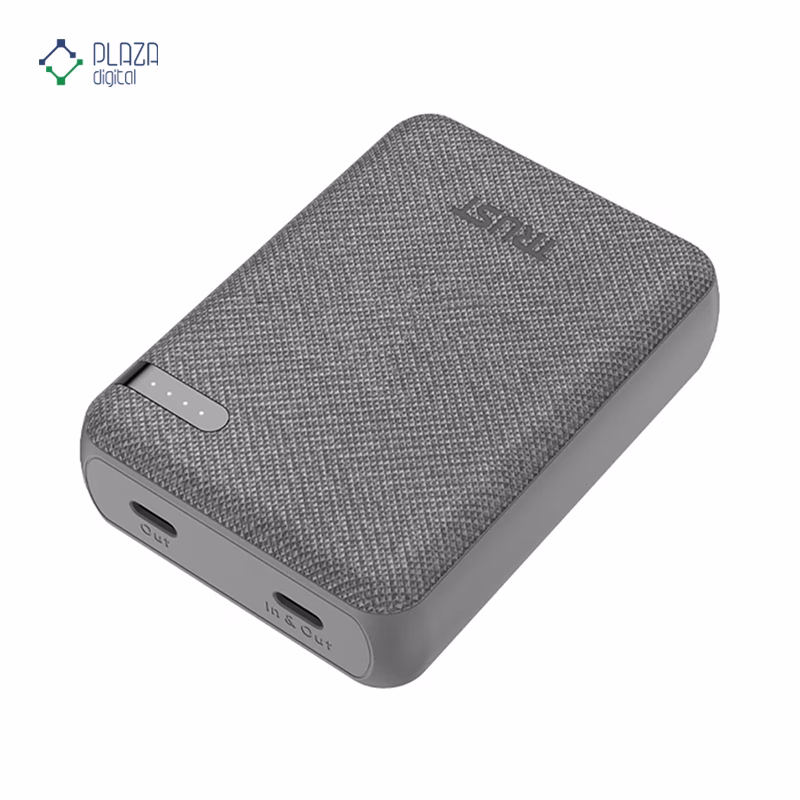 پاوربانک تراست مدل P222D ظرفیت 10000 میلی ‌آمپر ساعت پلازا دیجیتال