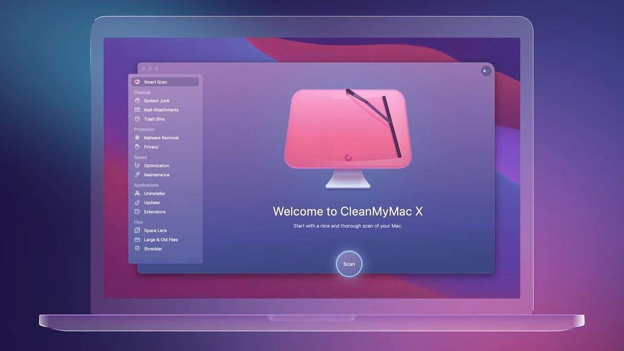 محیط کاری نرم افزار CleanMyMac-X-Header-xl