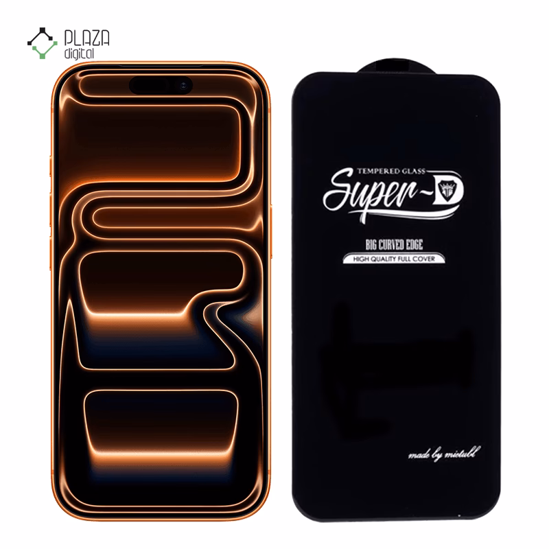 گلس گوشی اپل iPhone 17 Pro مدل Super D پلازادیجیتال