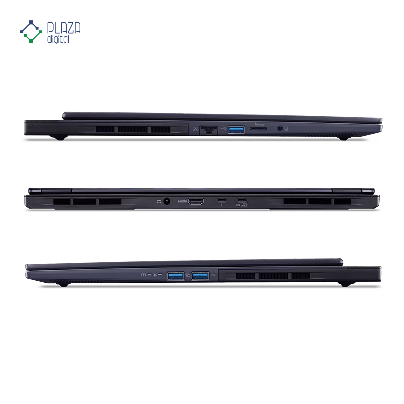 نمای درگاه های لپ تاپ گیمینگ ایسر 16 اینچی مدل Predator Helios Neo 16S AI PHN16S-71-98RF Ultra 9 275HX 32GB 1TB RTX5070 Ti پلازا دیجیتال