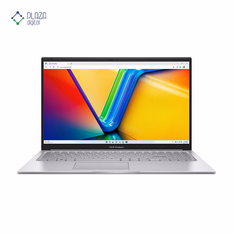 نمای جلو لپ تاپ ایسوس 15.6 اینچی مدل VivoBook 15 F1504VA i5 1334U 16GB 512GB پلازا دیجیتال