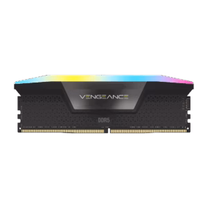 رم کامپیوتر DDR5 کورسیر مدل VENGEANCE RGB تک کاناله 5200 مگاهرتز CL40 ظرفیت 16 گیگابایت پلازا دیجیتال