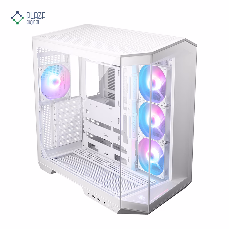 کیس کامپیوتر گیمینگ ام اس آی مدل MAG PANO 100R PZ سفید پلازا دیجیتال