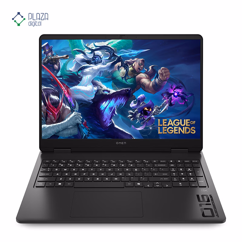 نمای جلو لپ تاپ گیمینگ اچ پی 16 اینچی مدل OMEN Slim 16t-an000 Ultra 7 255H 64GB 2TB RTX5060 پلازا دیجیتال