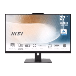 کامپیوتر All in One ام اس آی 27 اینچی مدل Modern AM272P 13M i3 1315U 8GB 1TB رنگ مشکی پلازا دیجیتال