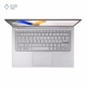 نمای کیبورد لپ تاپ ایسوس 14 اینچی مدل Vivobook 14 X1404VA i7 1355U 16GB 2TB رنگ نقره ای پلازا دیجیتال
