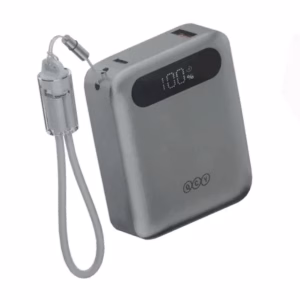پاوربانک کیو سی وای مدل PB10D ظرفیت 10000 میلی آمپر ساعت مشکی پلازادیجیتال