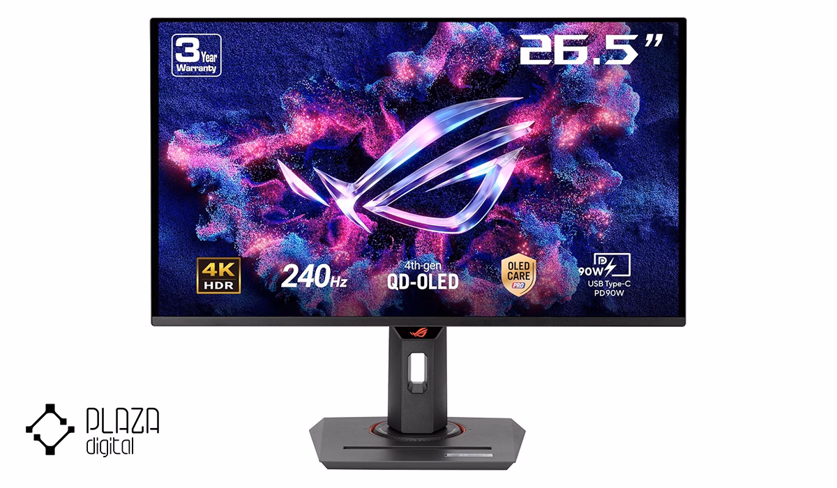 بهترین مانیتورهای 4K کدامند؟ 12 مانیتور گیمینگ 27 اینچی ایسوس مدل ROG Strix XG27UCDMG
