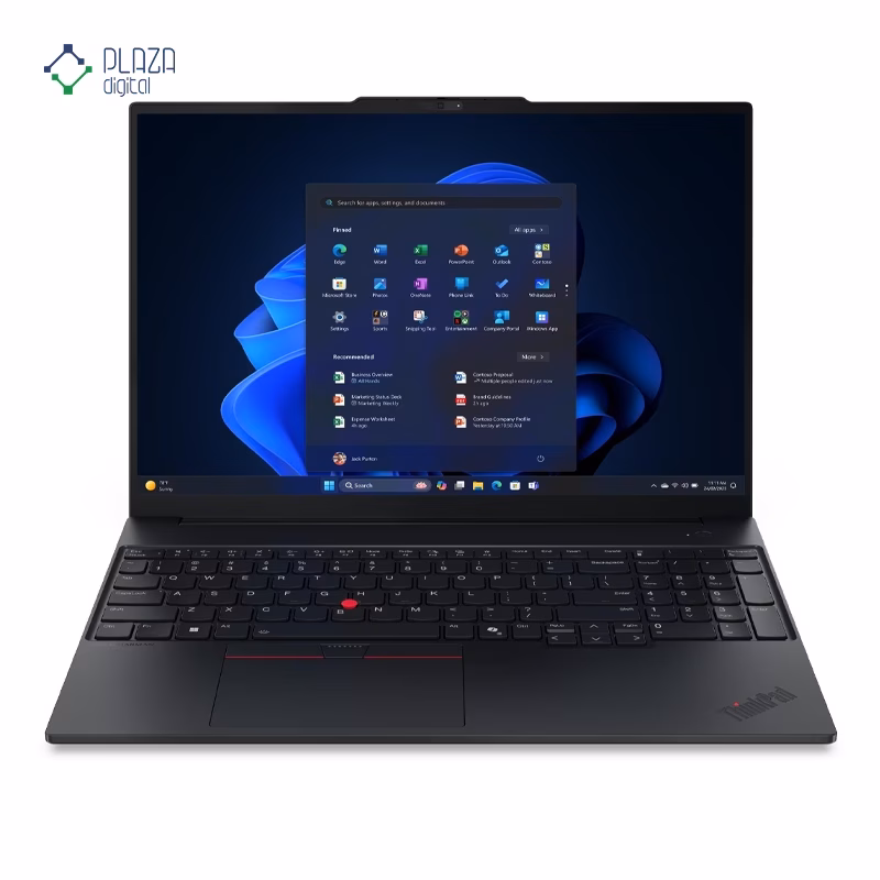 نمای جلو لپ تاپ لنوو 16 اینچی مدل ThinkPad E16 Gen 3 Ultra 7 255H 32GB 512GB پلازا دیجیتال