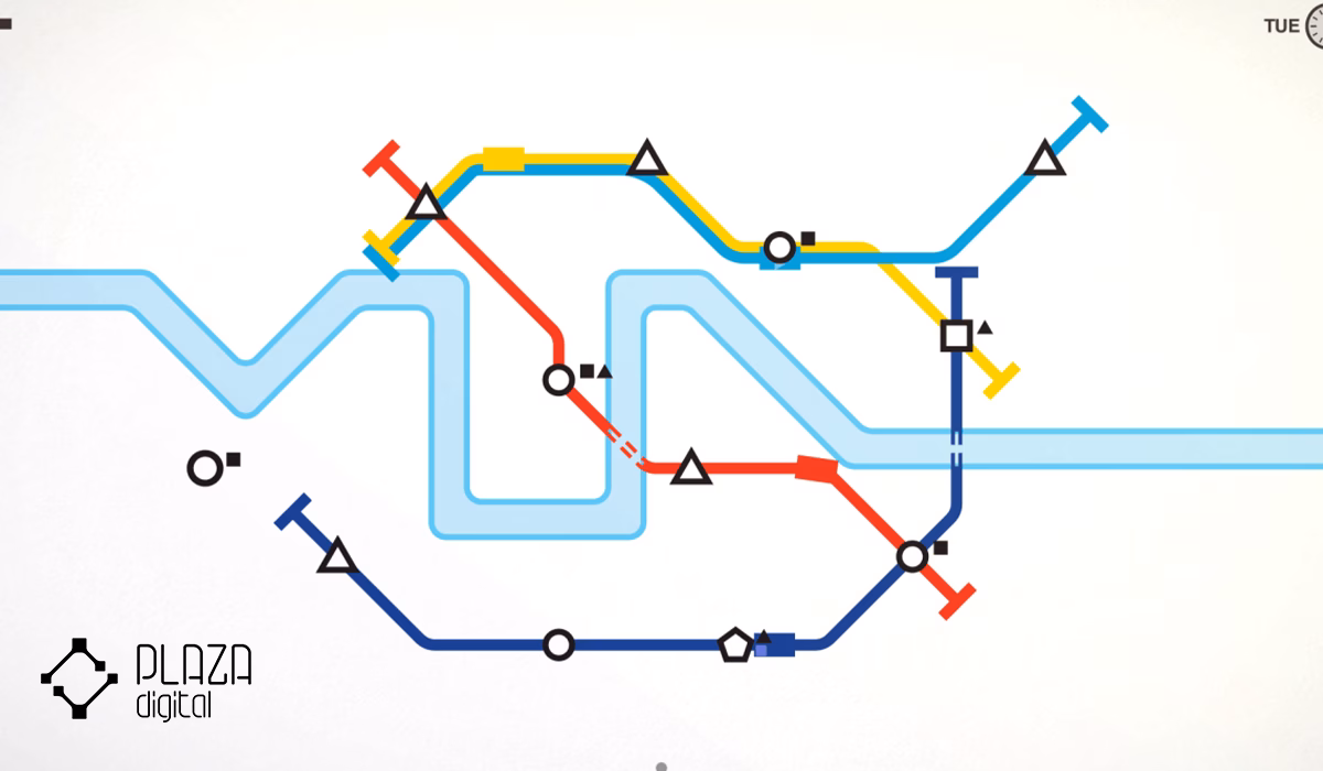 بهترین بازی های فکری آیفون 32 بازی Mini Metro