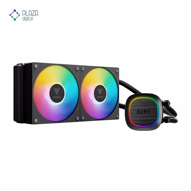 خنک کننده پردازنده گیم دیاس مدل AURA GL240 V2 رنگ مشکی پلازا دیجیتال
