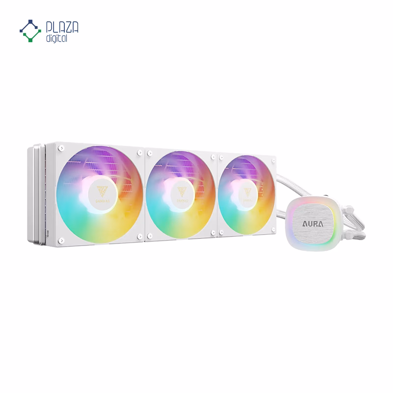 خنک کننده پردازنده مایع گیم دیاس مدل AURA GL360 V2 رنگ سفید پلازا دیجیتال