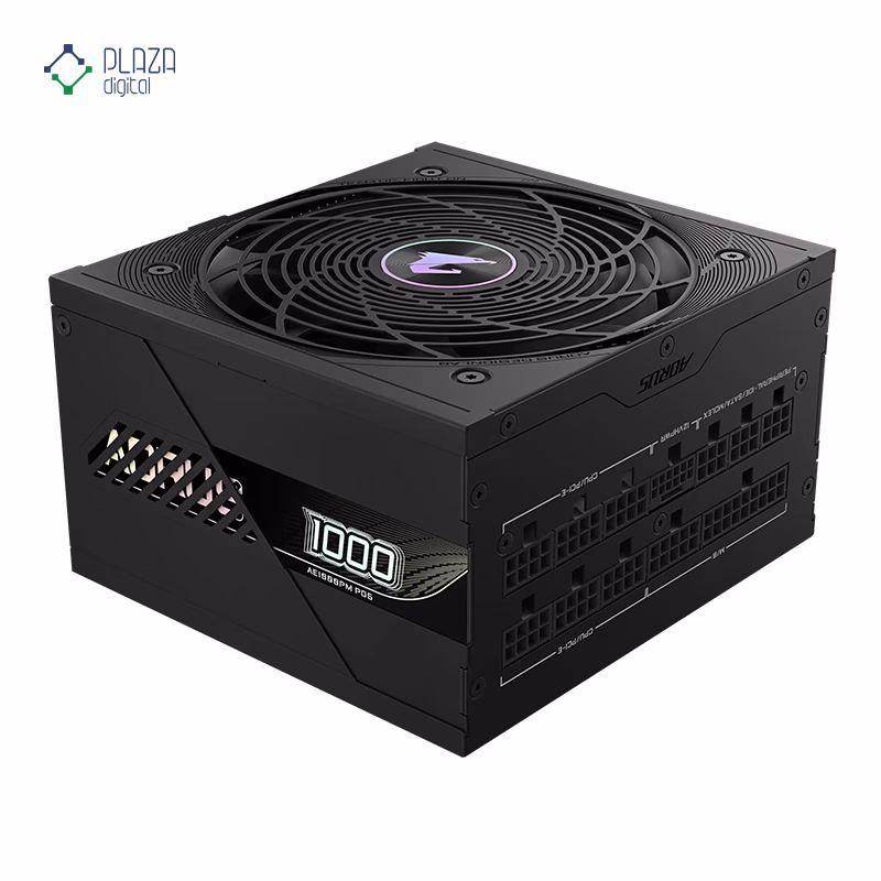 پاور کامپیوتر گیگابایت مدل AORUS ELITE P1000W 80+ Platinum Modular PCIe 5.0 (Rev. 1.0) پلازا دیجیتال