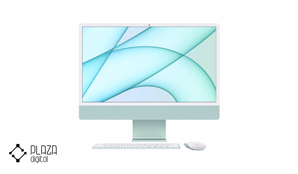 معرفی بهترین آی مک برای کارهای گرافیکی 18 Apple-iMac-MGPH3-2021-M1-8GB-RAM-256GB-SSD-Plazadigital