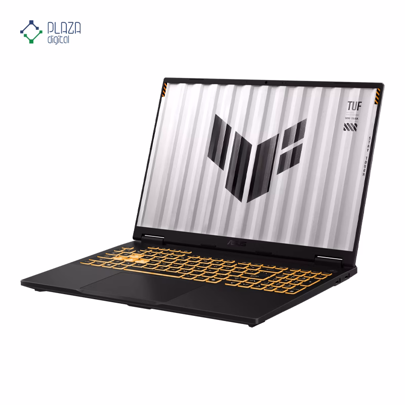 نمای سمت چپ لپ تاپ ایسوس 16 اینچی مدل TUF Gaming F16 FX608LM Core Ultra 9 275HX 16GB 1TB RTX5060 پلازا دیجیتال