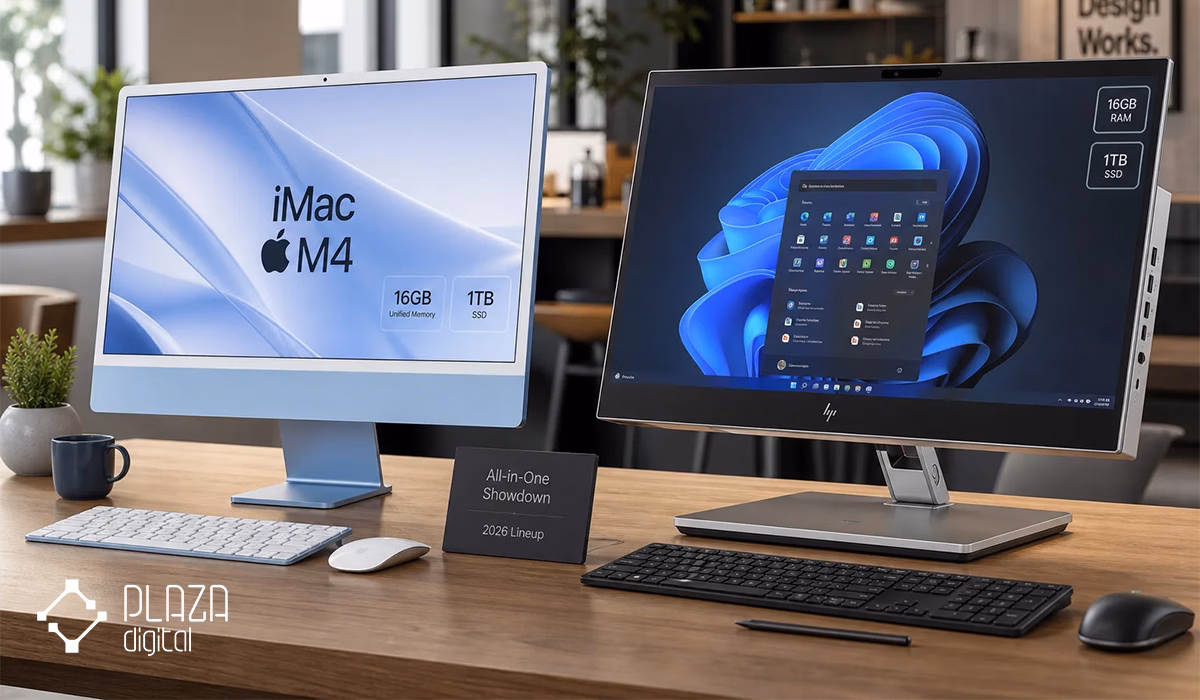 مقایسه آلاینوان اپل iMac با آلاینوانهای ویندوزی: کدام گزینه برای طراحان مناسبتر است؟ 9 مقایسه آل این وان ویندوزی با آی مک
