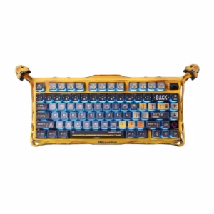کیبورد گیمینگ گراواستار مدل Mercury K1 Pro Battle Worn Yellow Edition