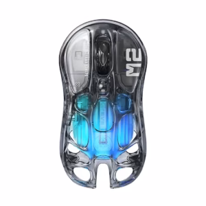 ماوس گیمینگ بی سیم گراواستار مدل Mercury M2 Transparent Black