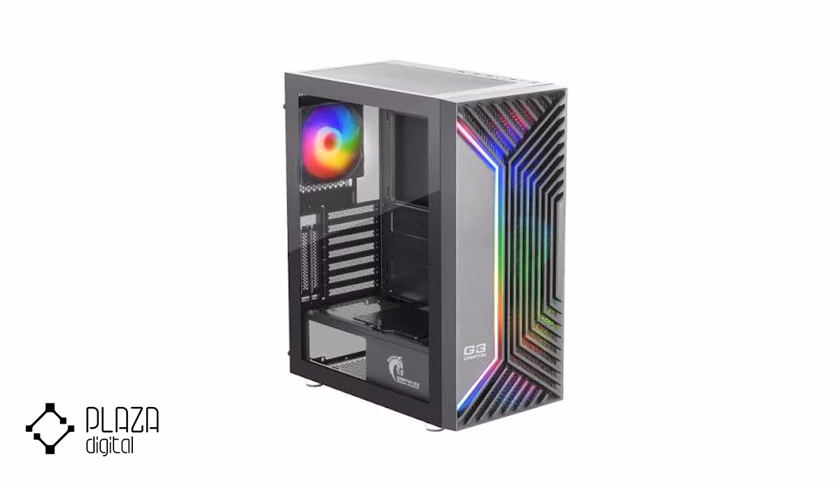بهترین کیس کامپیوتر؛ بالا رده، میان رده و اقتصادی 27 Green-Griffin-G3-Plus-Computer-Case