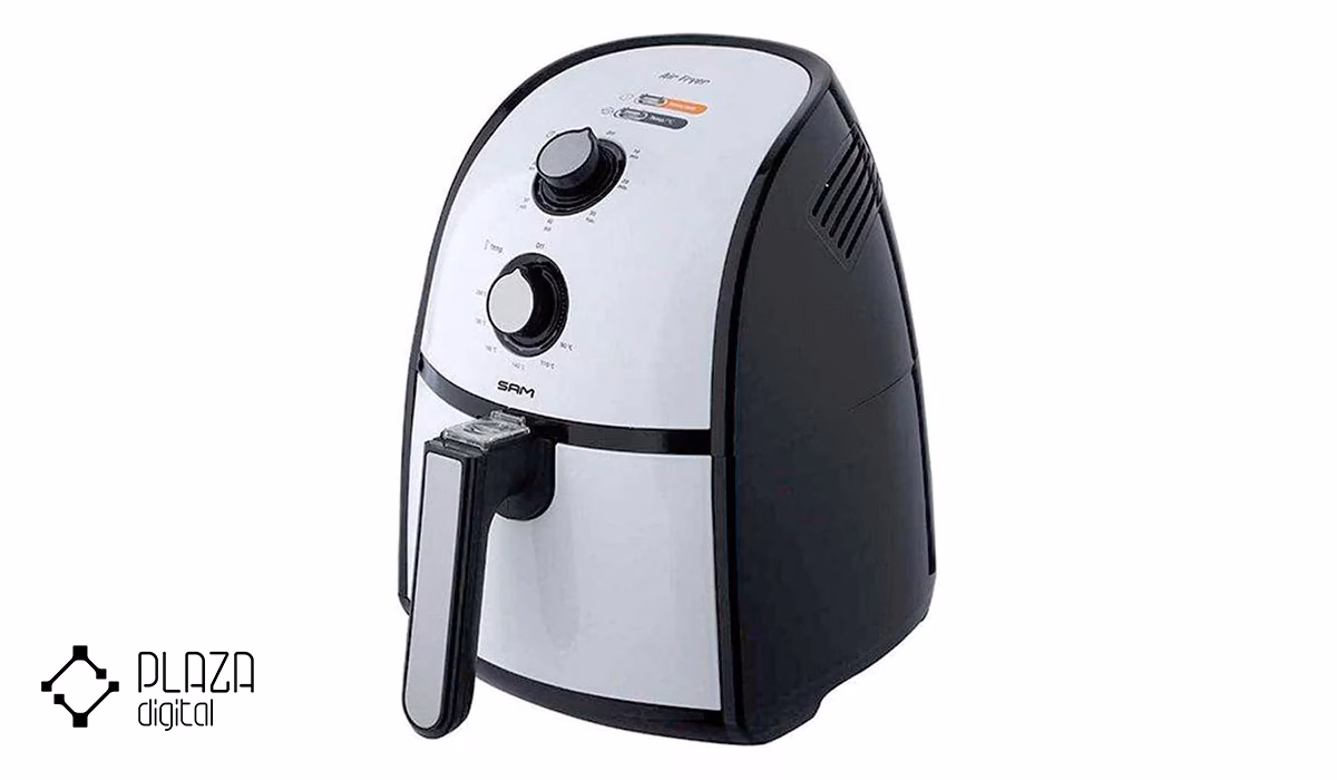 بهترین سرخ کن بدون روغن 16 سرخ کن بدون روغن سام مدل AF-2500 BK