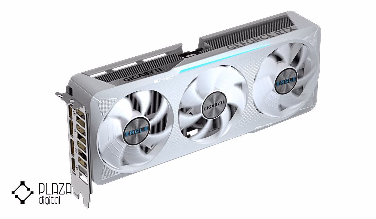 بهترین کارت گرافیک 12GB 14 کارت گرافیک گیگابایت مدل GeForce RTX5070 EAGLE OC ICE SFF 12G حافظه 12 گیگابایت