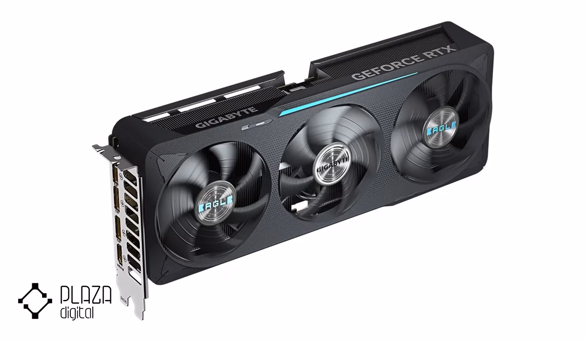 بهترین کارت گرافیک رندرینگ 24 کارت گرافیک گیگابایت مدل GeForce RTX 5070 EAGLE OC SFF 12G حافظه 12 گیگابایت