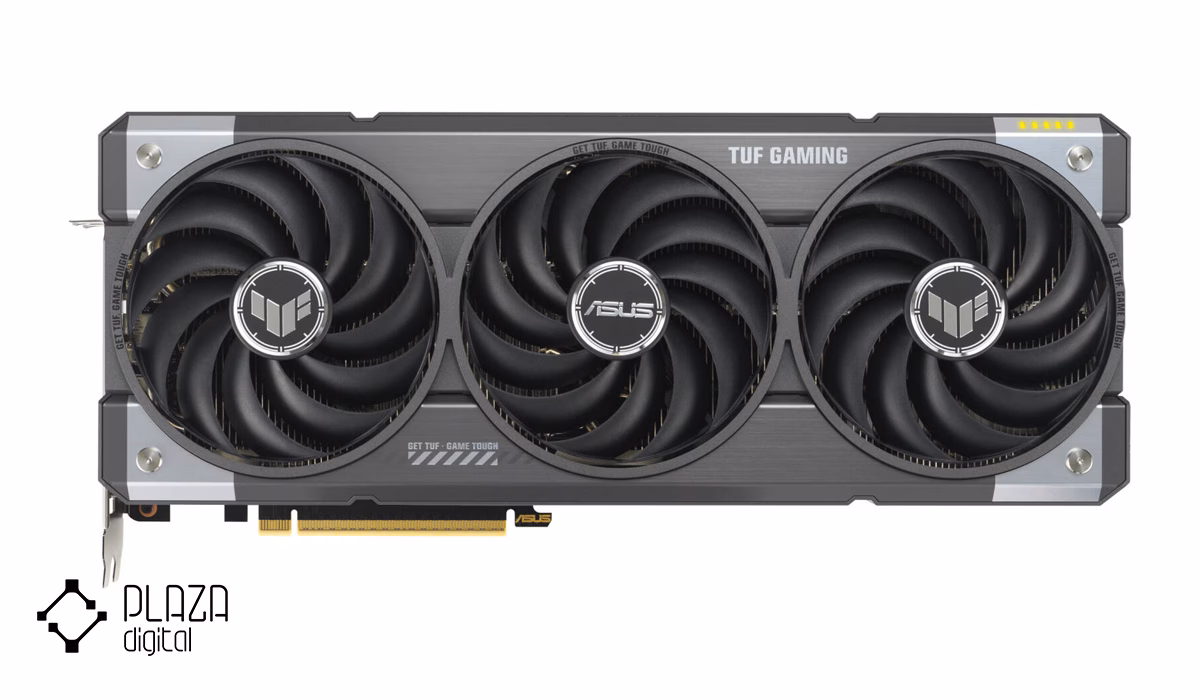 بهترین کارت گرافیک 12GB 20 کارت گرافیک ایسوس مدل TUF Gaming GeForce RTX 5070 12GB GDDR7 OC Edition حافظه 12 گیگابایت