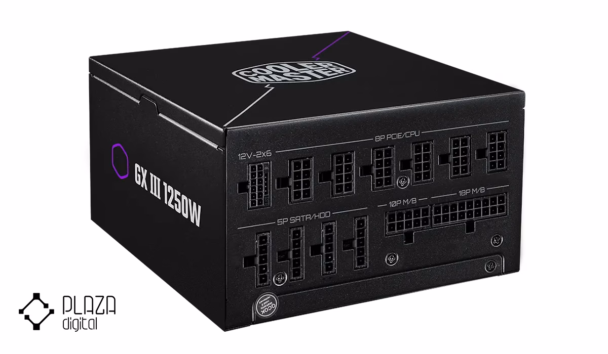 بهترین پاور کامپیوتر موجود در بازار 15 پاور کامپیوتر کولر مستر مدل GX III Gold 1250 ATX 3.1
