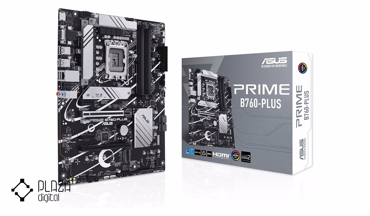 معرفی بهترین مادربرد های 2026 27 مادربرد ایسوس مدل PRIME B760 PLUS DDR5