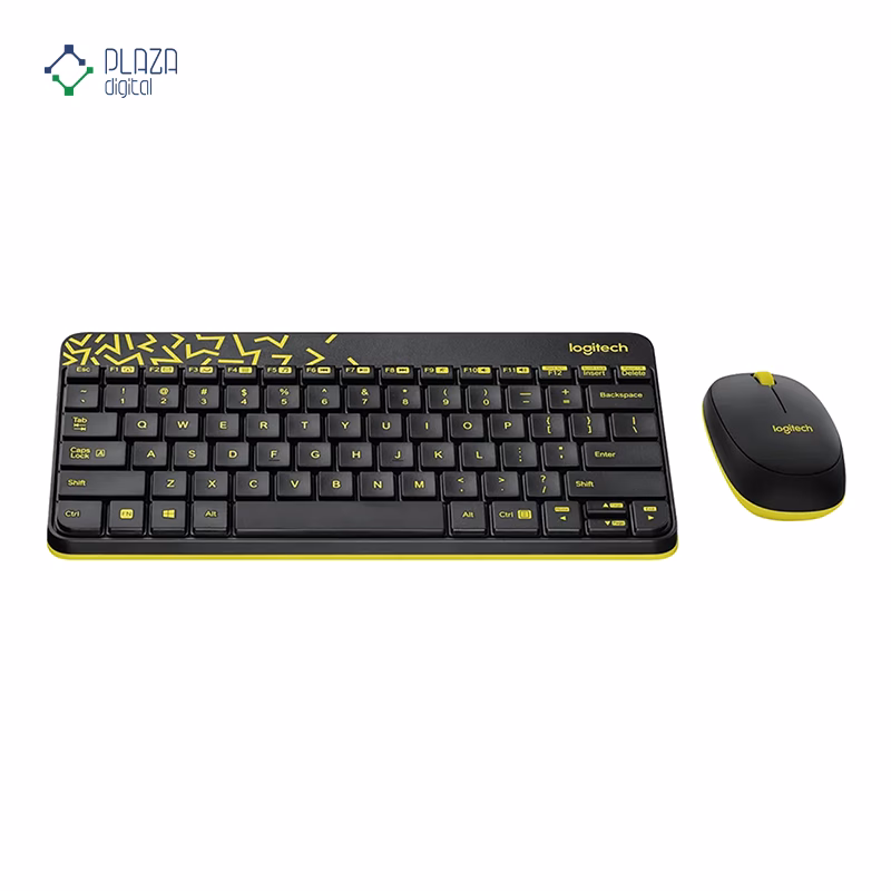 کیبورد و ماوس بی سیم لاجیتک مدل MK240 مشکی پلازادیجیتال