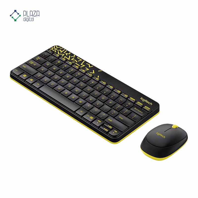 کیبورد و ماوس بی سیم لاجیتک مدل MK240 مشکی پلازادیجیتال